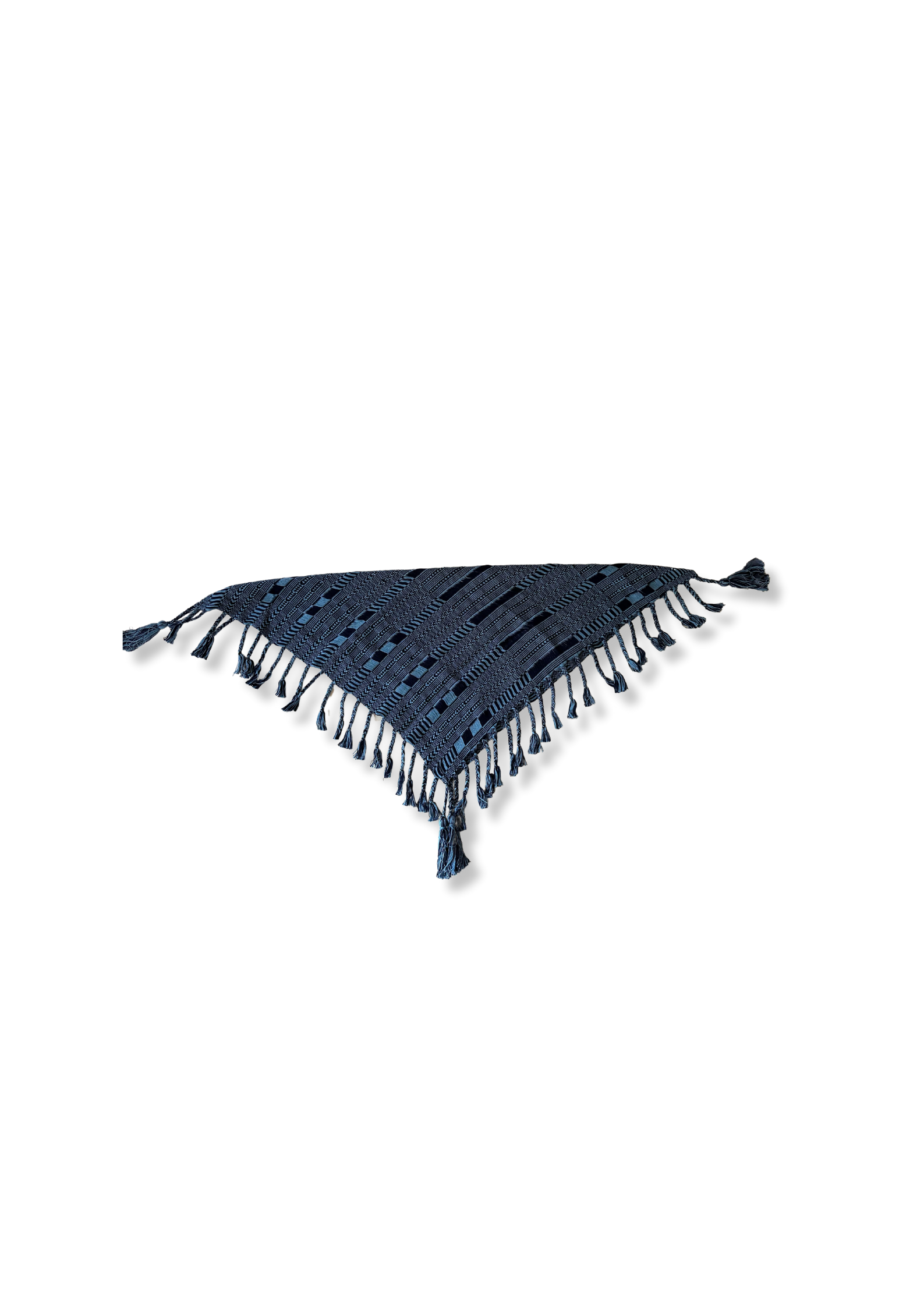 Navy and Light Blue Cotton Scarf