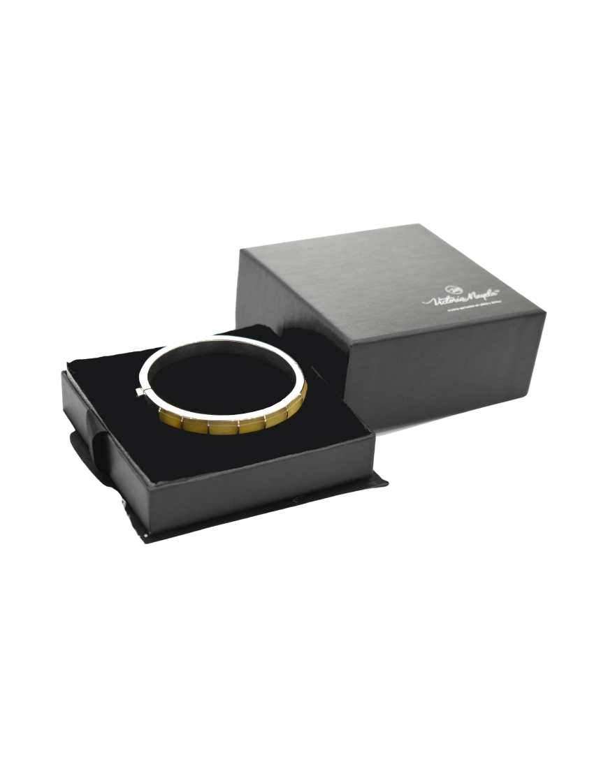 Cylinders Silver Bracelet