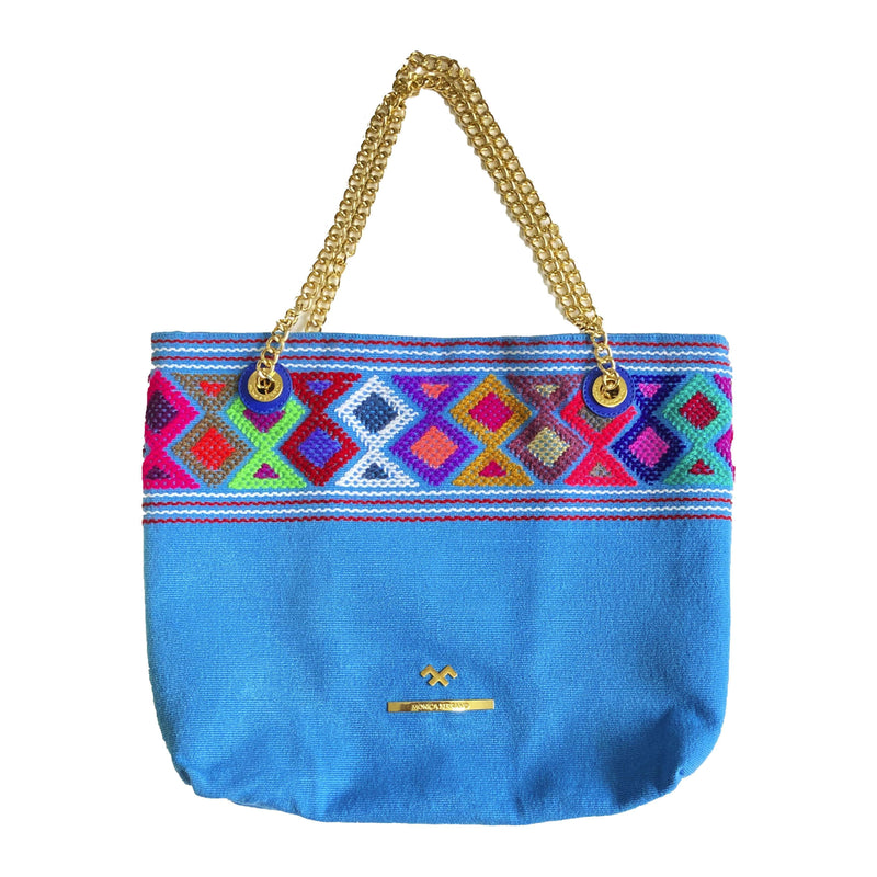 Lola Tote - Zinacantan Blue