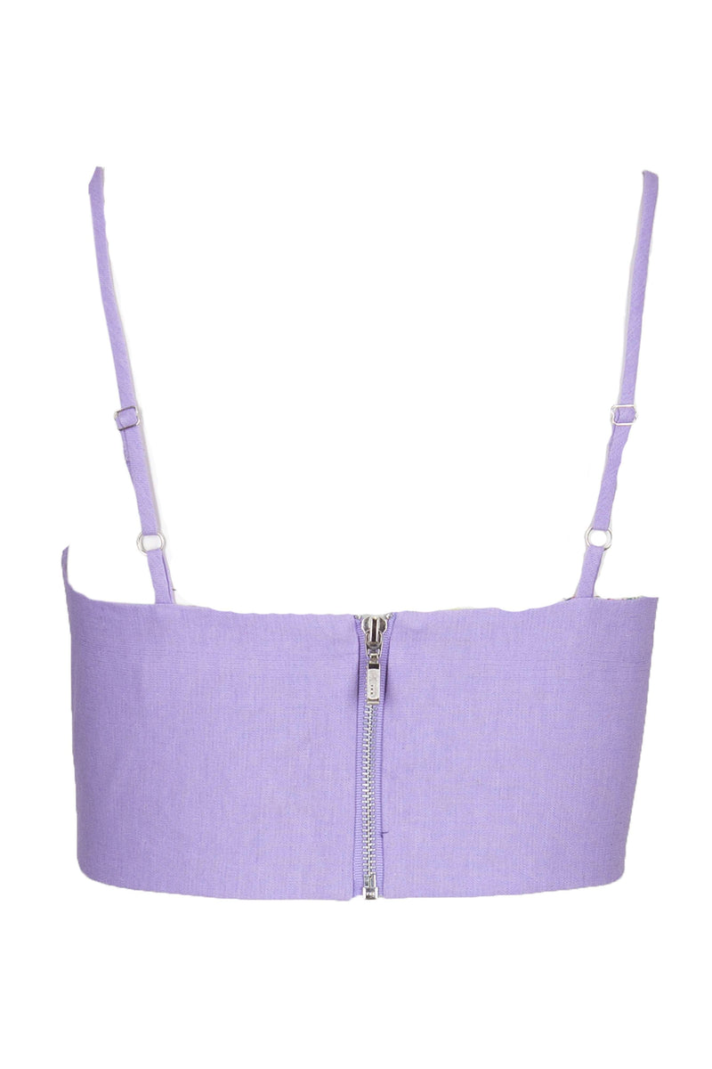 Lilac Tie Knot Top