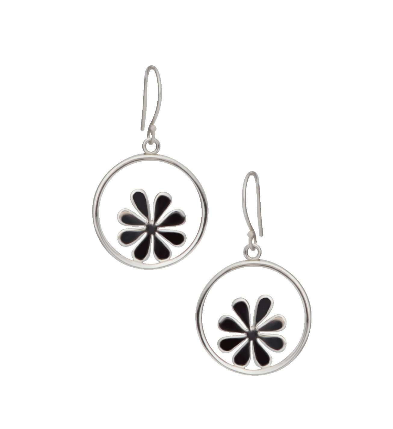 Daisy Earrings in Sterling Silver