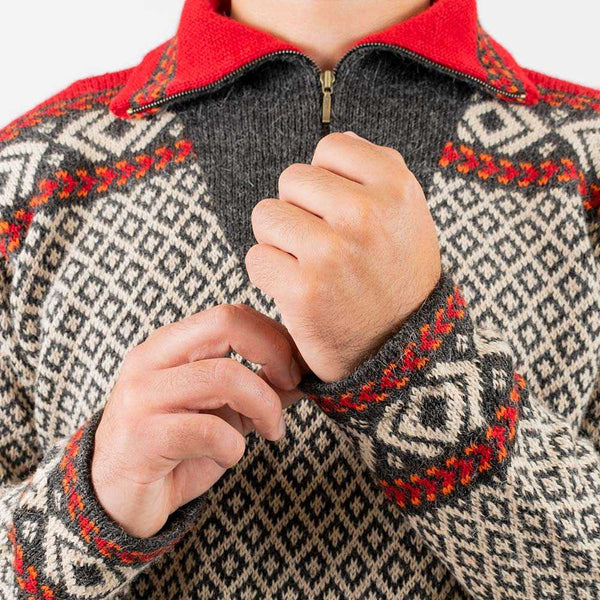 Alpaca Potosi Sweater with Zipper