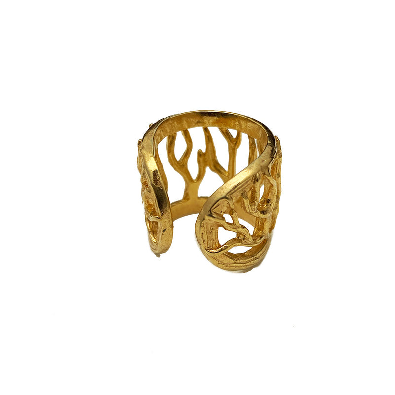 Gold Roots Ring