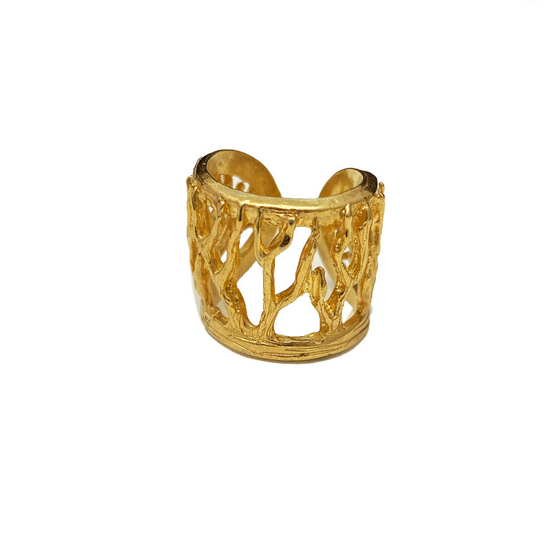 Gold Roots Ring