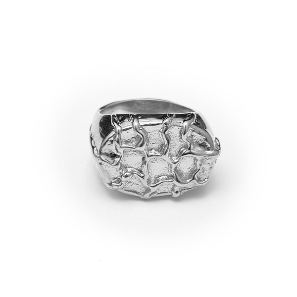 Silver Oval Well Ring