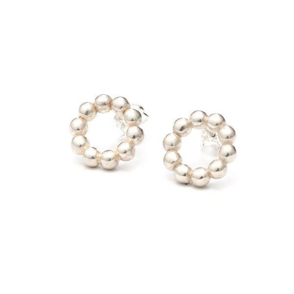 Silver Small Ring Earrings