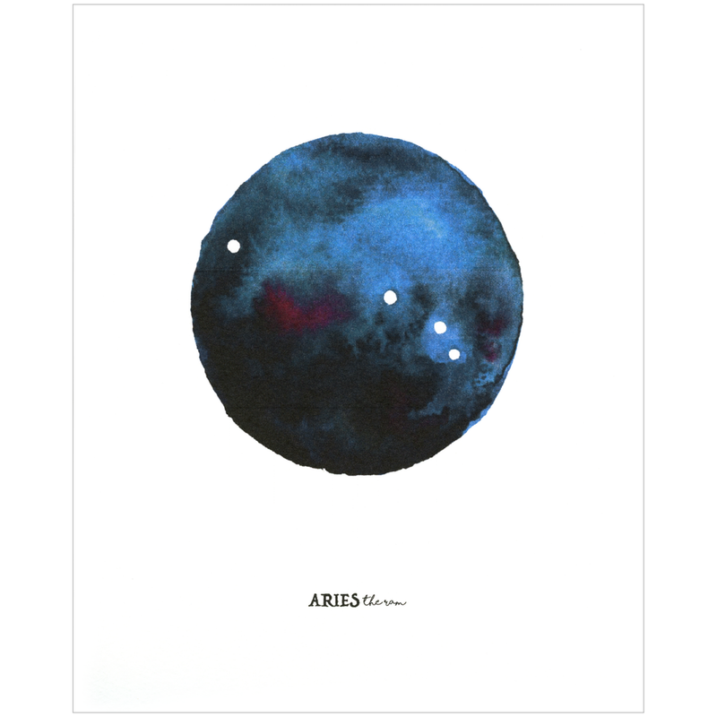 Aries Celestial Print