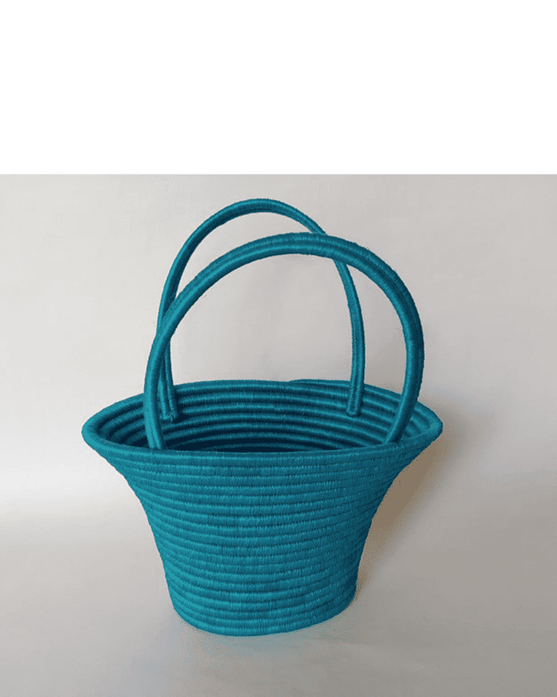 Hand-Woven Campana Bag - Blue