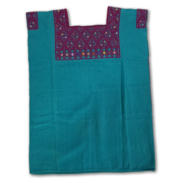 Embroidered Cotton Girl's Blouse
