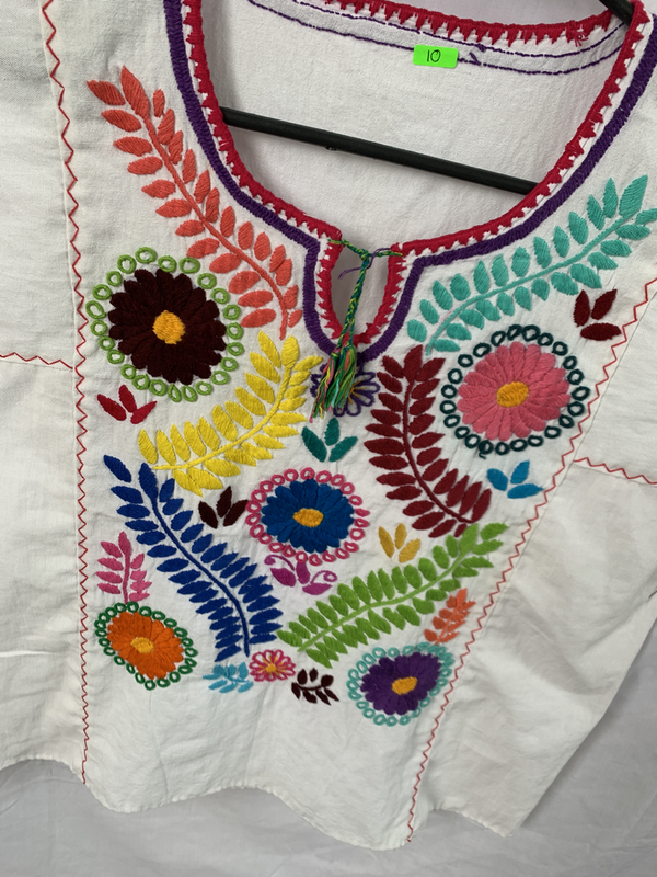 Hand Embroidered Cotton Blouse