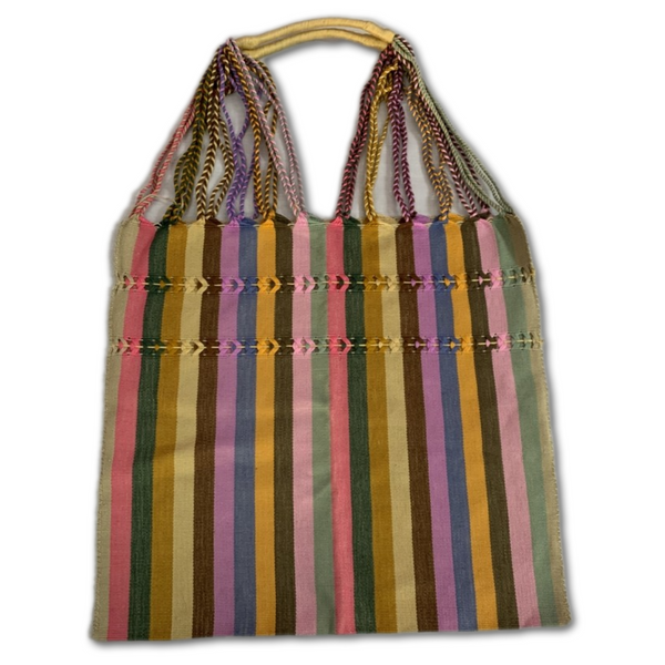Multicolored Striped Bag