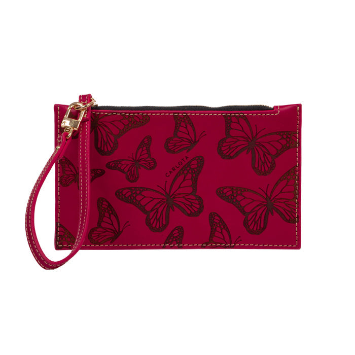 Bougainvillea Butterfly Mini Clutch