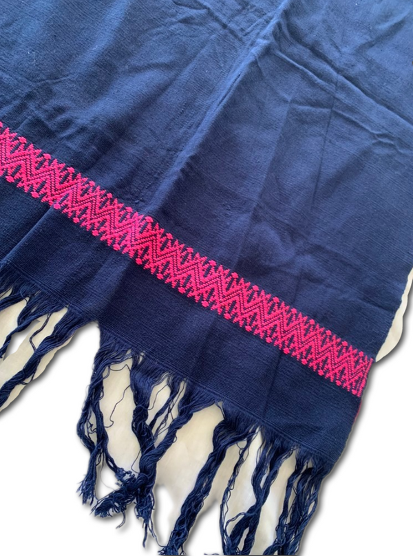 Table Runner with Zigzag Embroidery