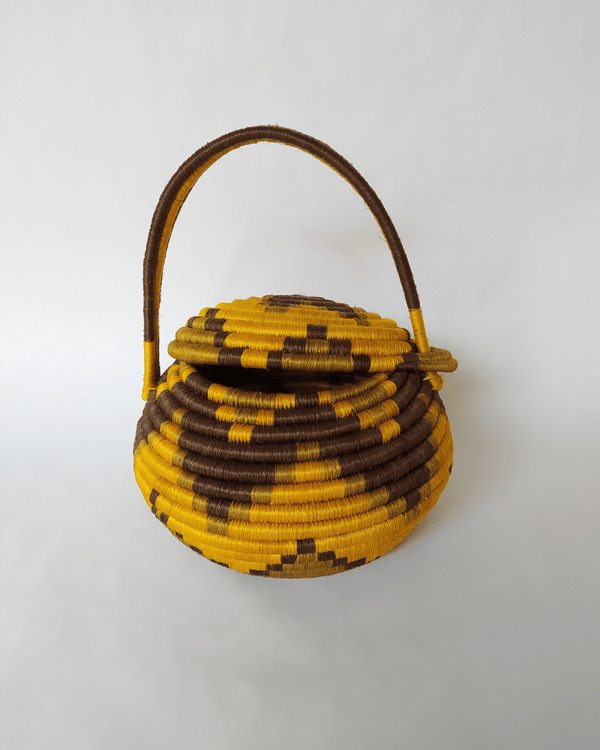 Hand-Woven Small Canasto Basket