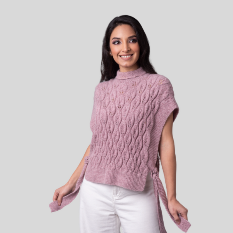 Antolina Cable Knit Sleeveless Sweater