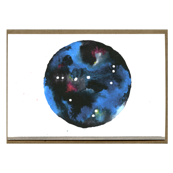 Capricorn Celestial Card