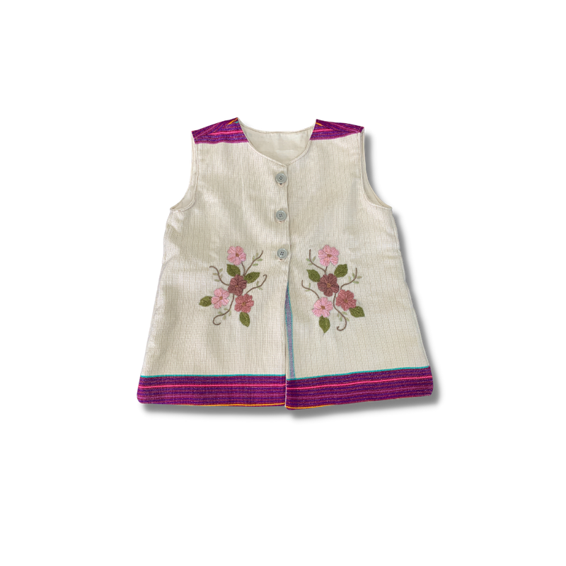 Girl's Embroidered Vest