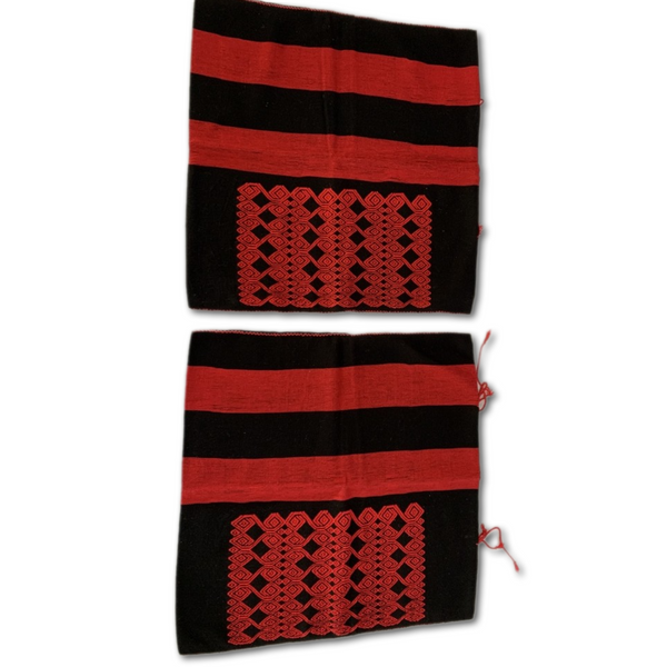 Black and Red Decorative Pillow