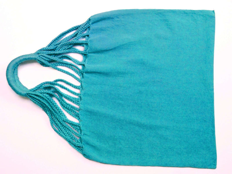 Aqua Bag Hand-Woven in Loom