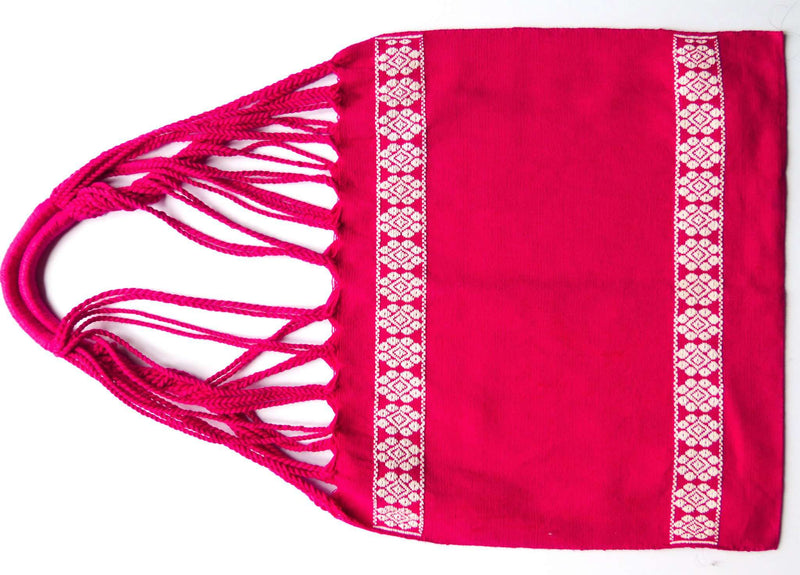 Pink Bag Hand-Woven in Loom