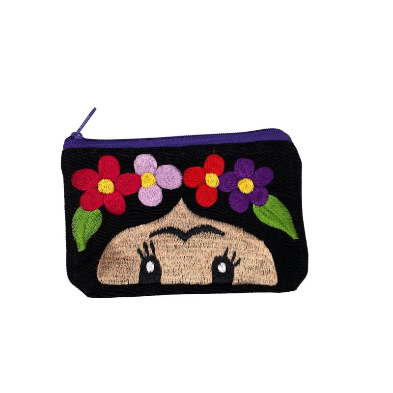 Embroidered Cosmetic Bag