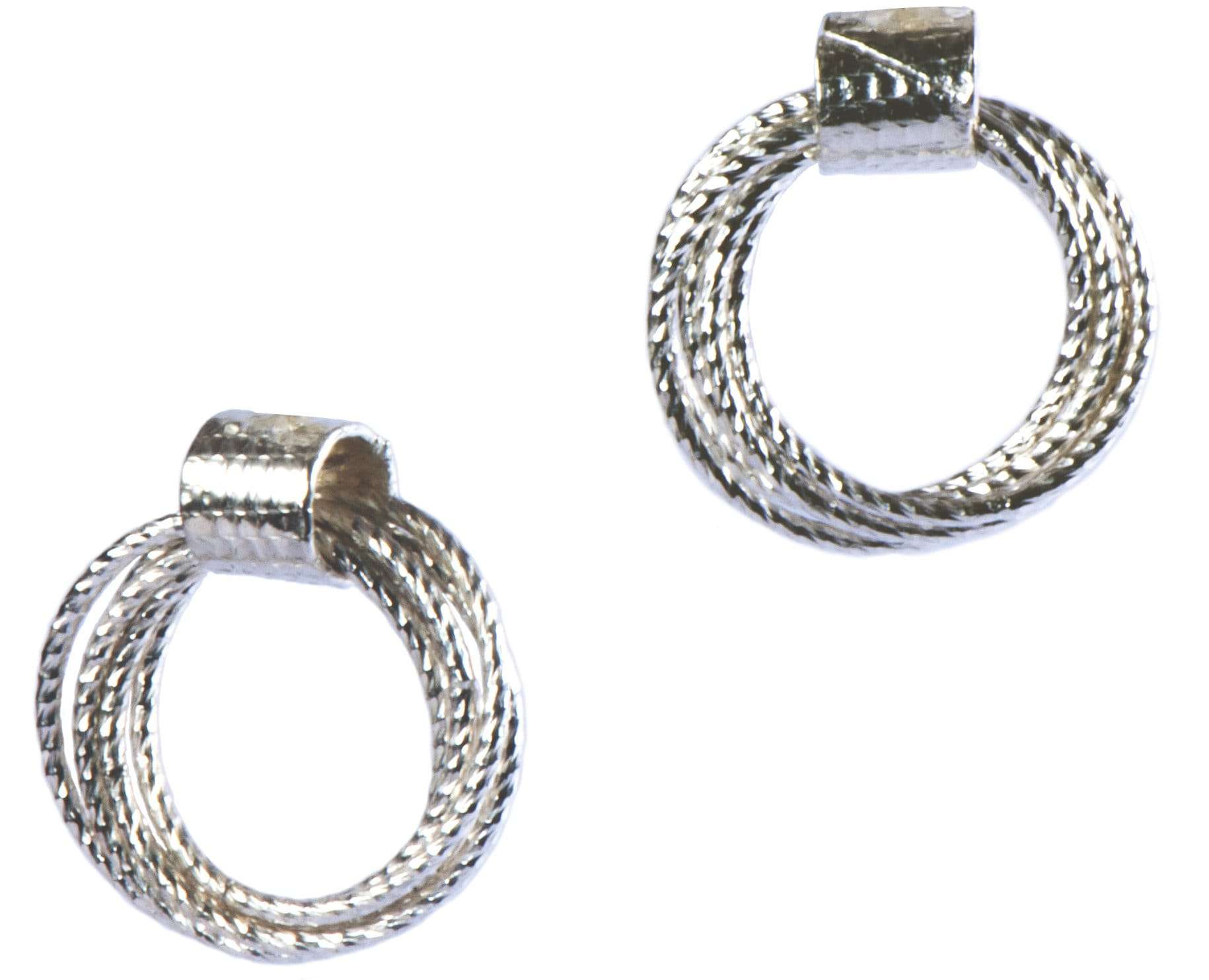 Full Moon Earrings in Sterling Silver