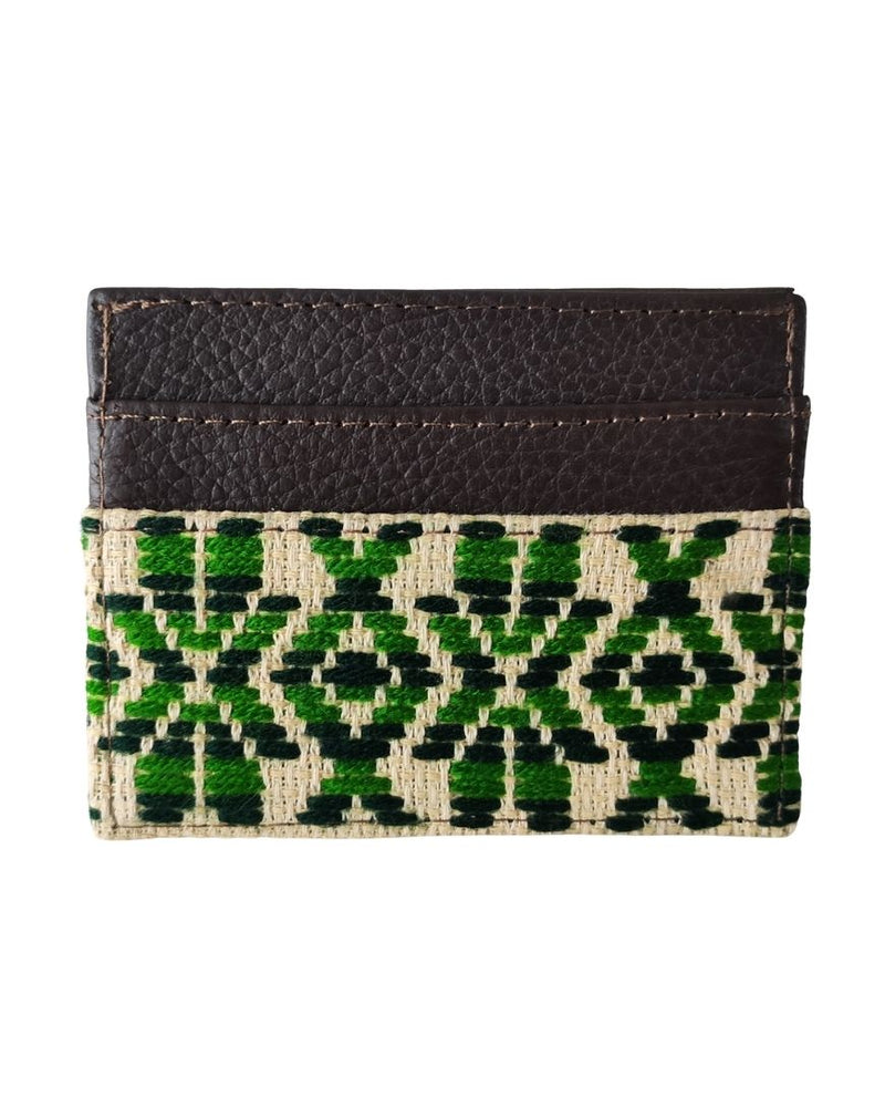 Green Mazahua Card Holder