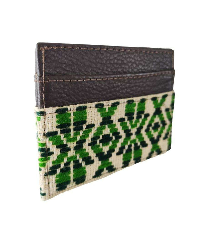 Green Mazahua Card Holder