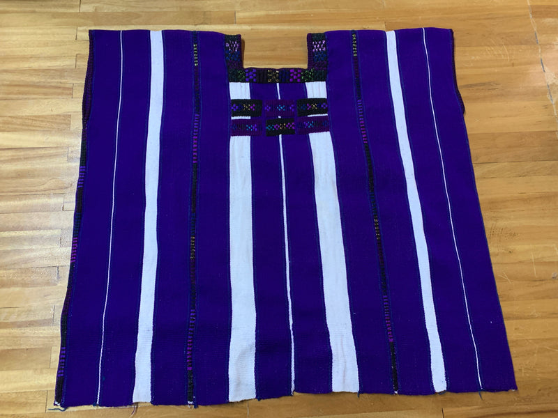 Purple Cotton Huipil