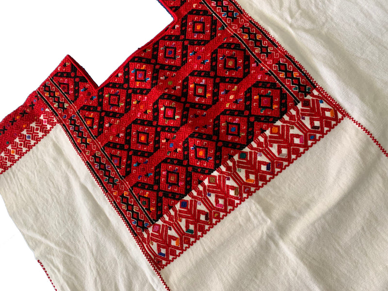 Traditional Cotton Huipil