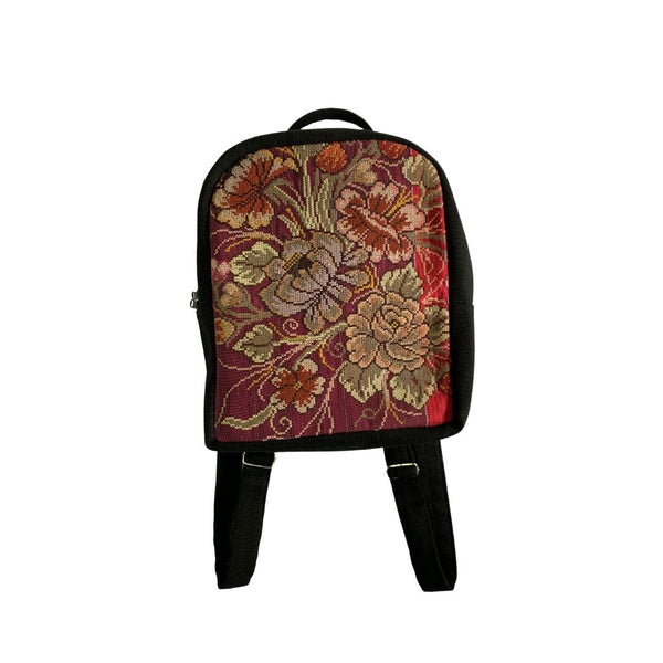 Embroidered Silk Backpack