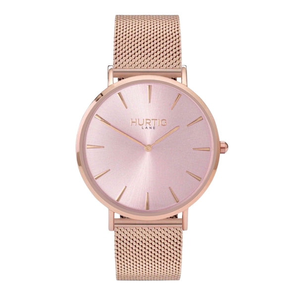 Lorelai Stainless Steel Watch All Rose & Silver