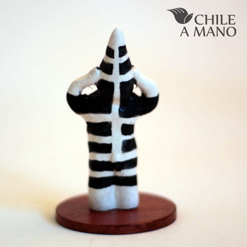 Ceramic Selknam Figures - Black Koshmenk