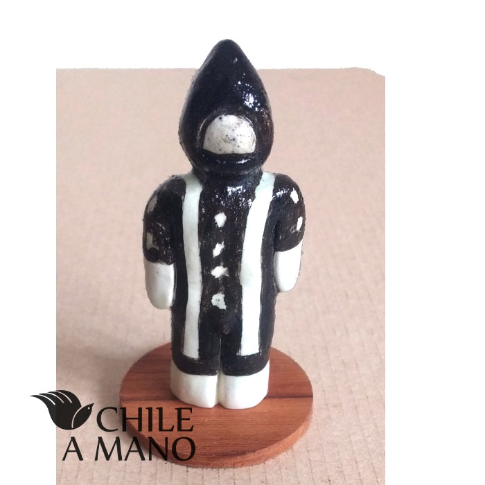 Ceramic Selknam Figures - Black Koshmenk