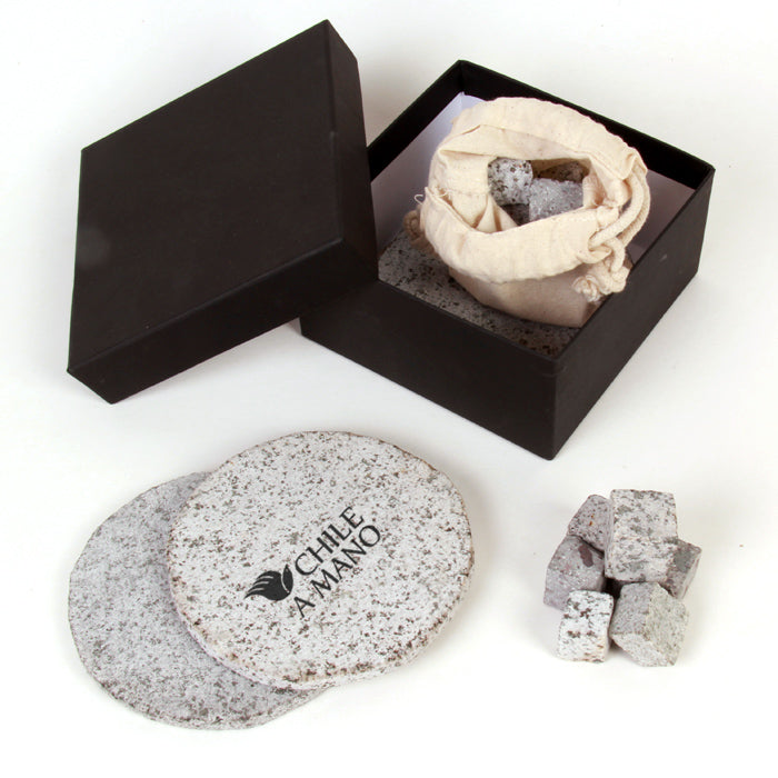 Granite Ice and Coasters Set