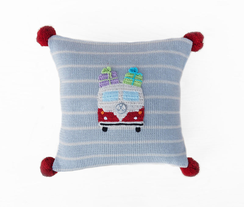Van with Gifts 10" Pillow
