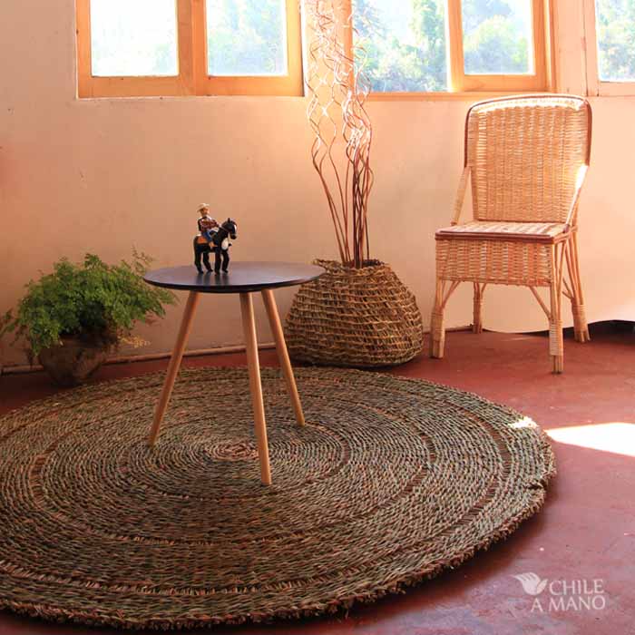 Large vegetable Fiber Circular Carpet