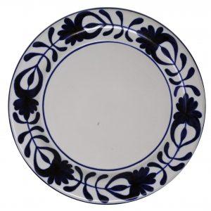 Hand Painted Stoneware Thousand Peaks Bread Plate