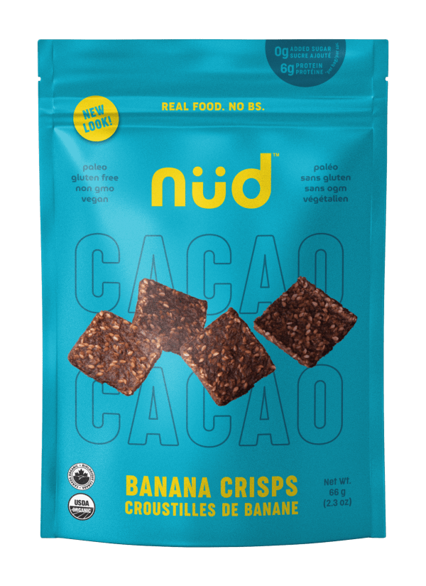 Cacao Banana Crisps, 6 x 66g -Pack