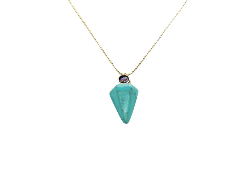 Turquoise Pendulum Shaped Necklace