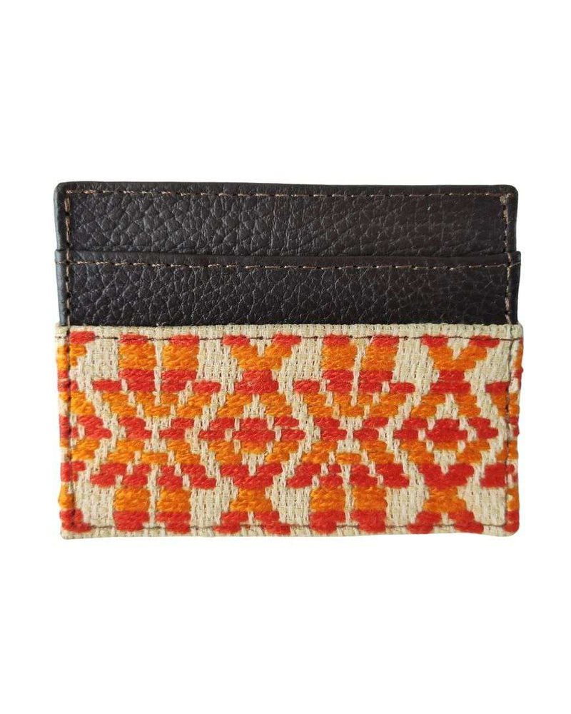 Orange Mazahua Card Holder