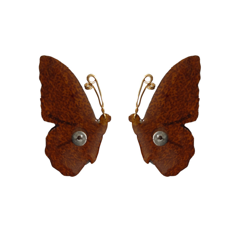 Aretes Mariposa Monarca Media