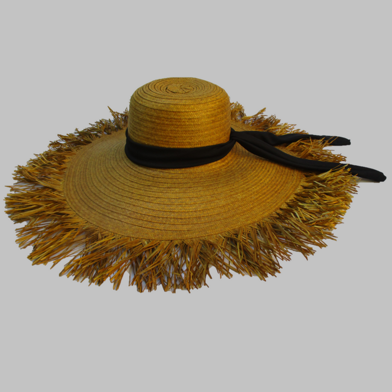 Mustard Pava Hat