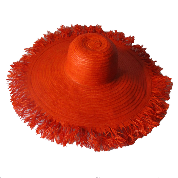 Orange Pava Hat