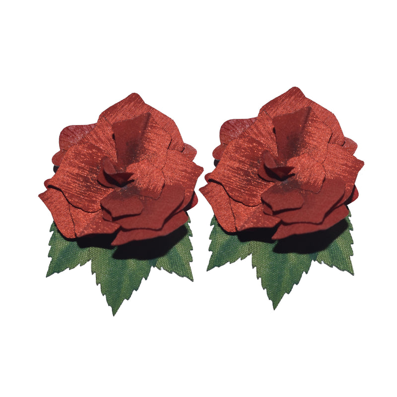 Aretes Rosa Roja