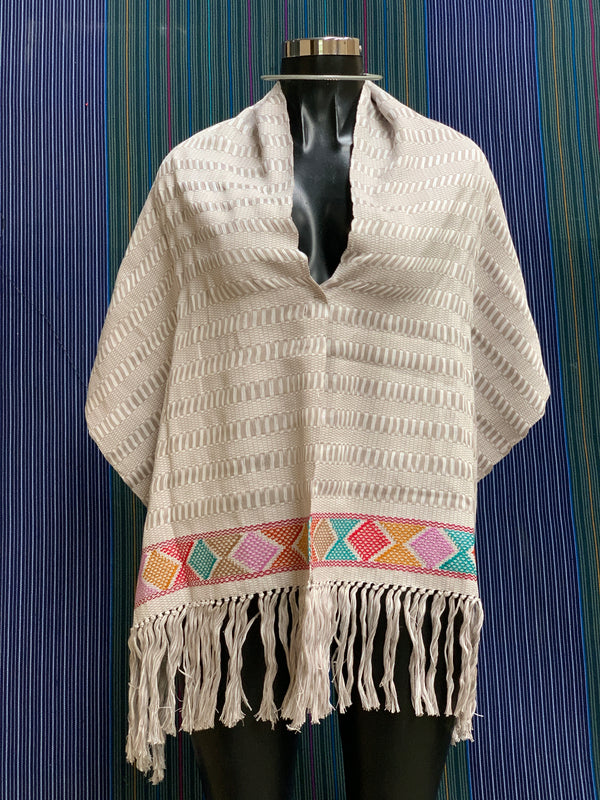 Rebozo with Brocade Embroidery