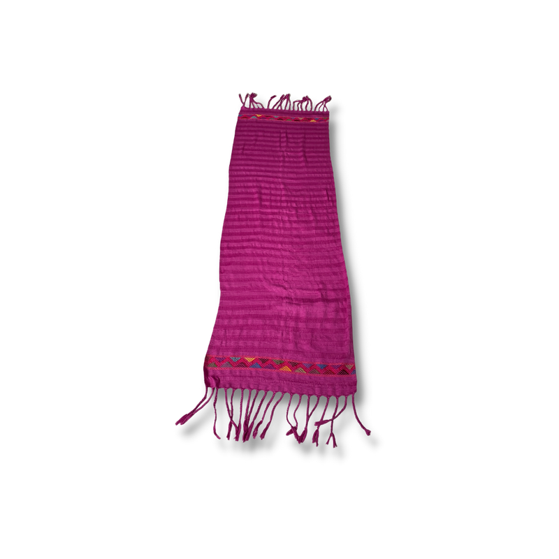 Pink Cotton Brocade Shawl