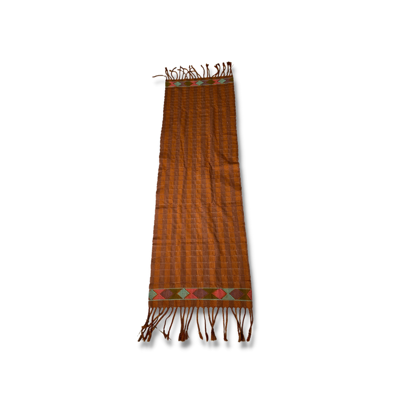 Shawl with Fringes and Brocade