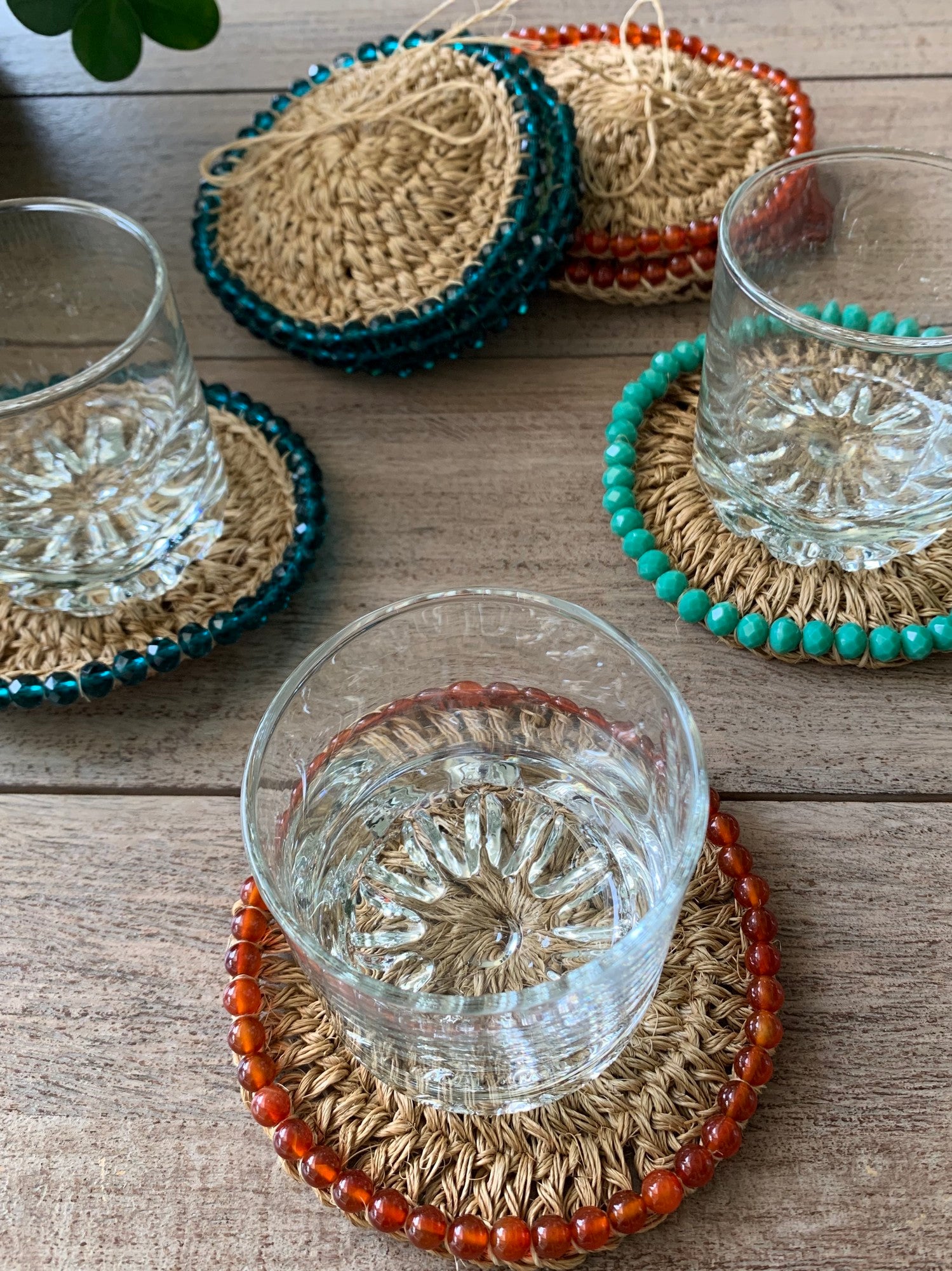 Fique Stone Coaster Set of 4