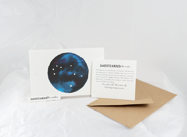 Sagittarius Celestial Card